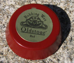 7)  Red Gravestone Rubbing Wax