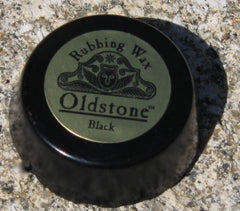 3)  Black Gravestone Rubbing Wax